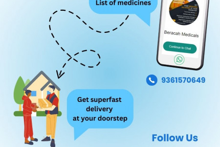 Beracah Medicals - Online Medicines Order in Nagercoil Infographic