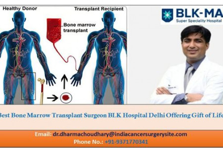 Best Bone Marrow Transplant Surgeon BLK Hospital Delhi Offering Gift of Life Infographic