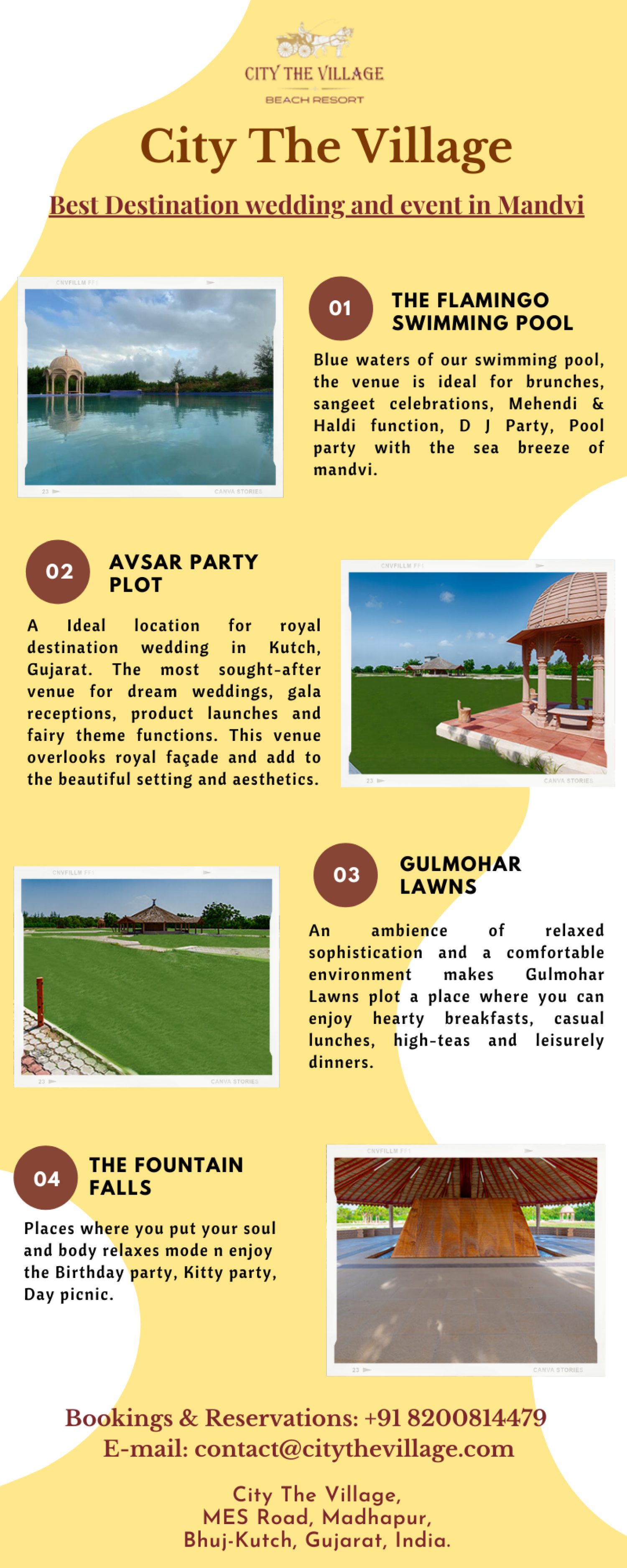 Best Destination wedding and event in Mandvi Infographic