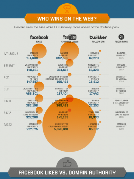 Best Education Sites: The Schools that Rule the Web  Infographic