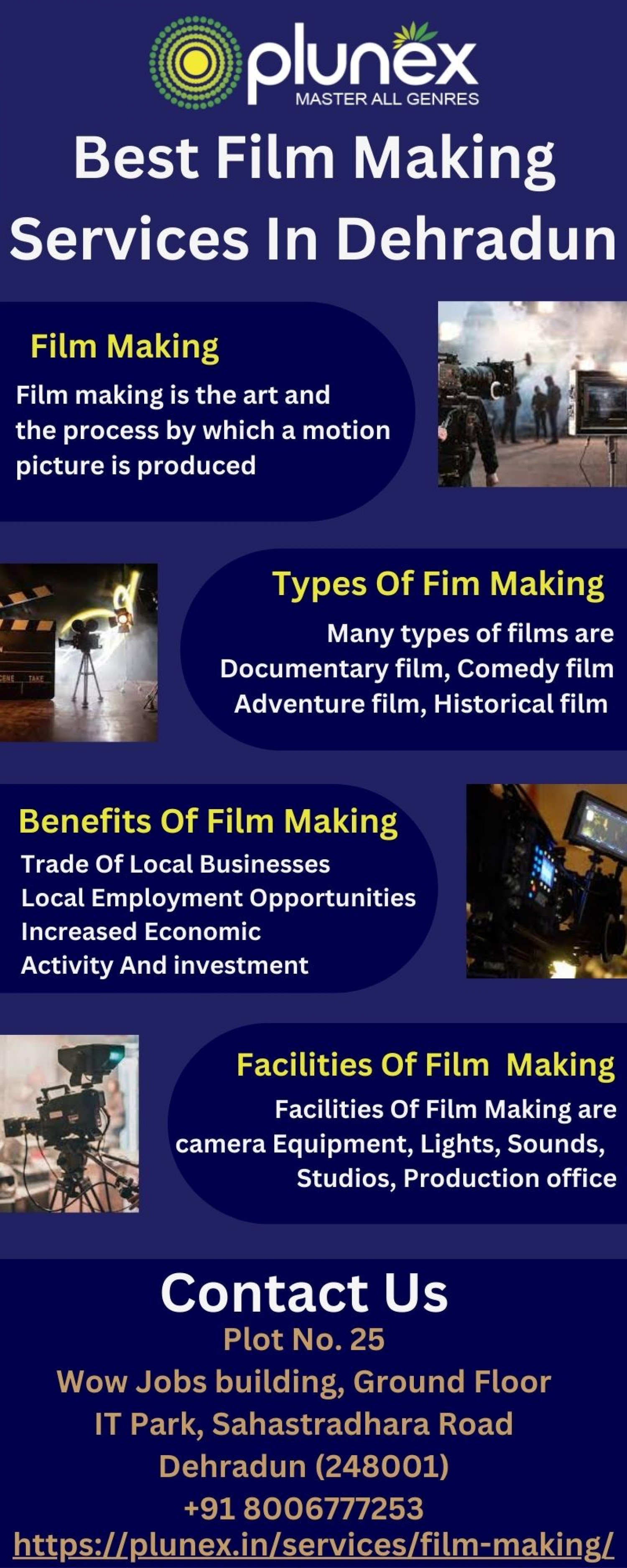 Best Film Making Services In Dehradun Infographic
