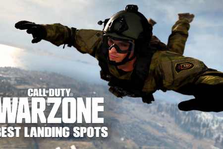 Best Landing Spots on Call of Duty: War zone Infographic