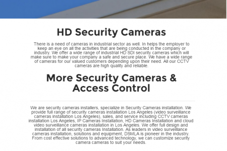 Best Security Cameras Installer Los Angeles Infographic