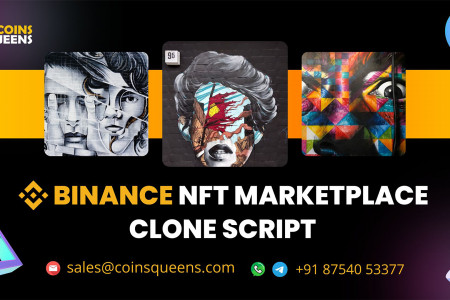 Binance NFT marketplace clone script Infographic