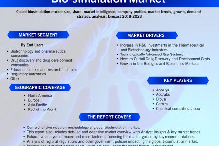 Bio-Simulation Market: Global Market Size, Industry Growth, Future Prospects, Opportunities and Forecast to 2023 Infographic