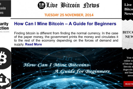 Bitcoin News and Discussions on Live Bitcoin News TUESDAY 25 NOVEMBER, 2014 Infographic
