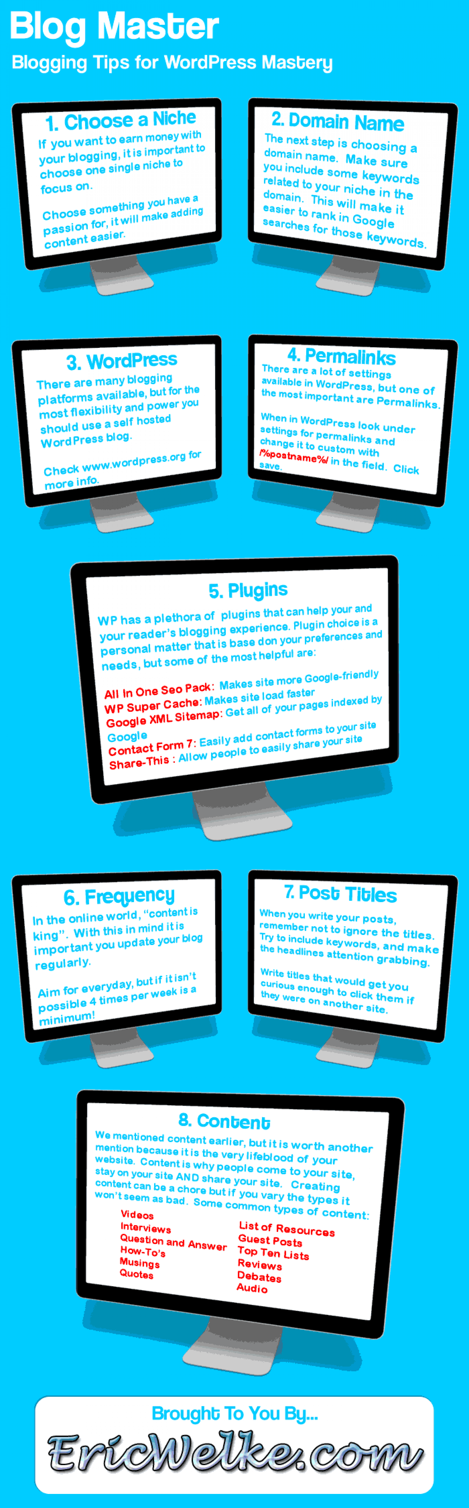 Blogging Tips for WordPress Mastery [Infographic] Infographic