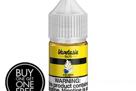 *BOGO* Killer Kustard Blueberry by Vapetasia Salts 30ml Infographic