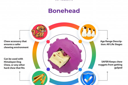 Bonehead Dog Toy Infographic