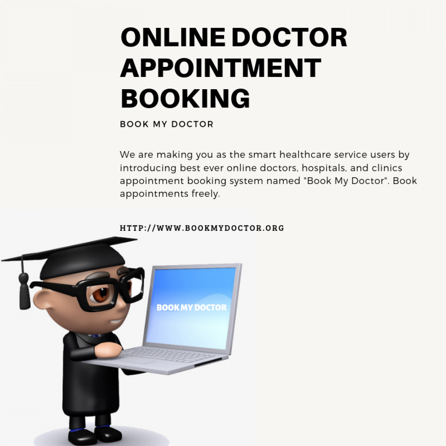 Book My Doctor: online healthcare Infographic