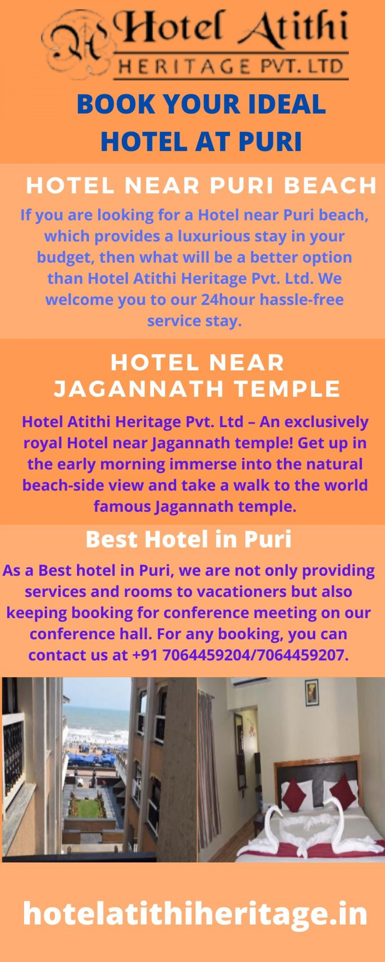 Book Your Ideal Hotel at Puri Infographic