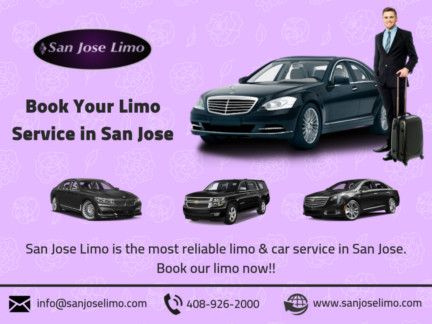 Book Your Limo Service in San Jose Infographic