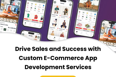 Boost Sales & Success: Custom Ecommerce App Development Infographic