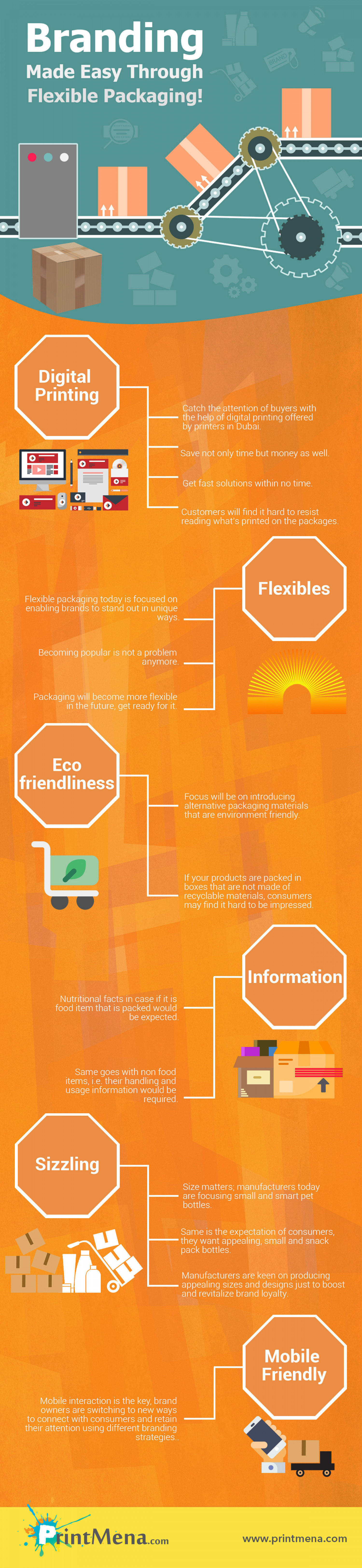 Branding Made Easy Through Flexible Packaging Infographic