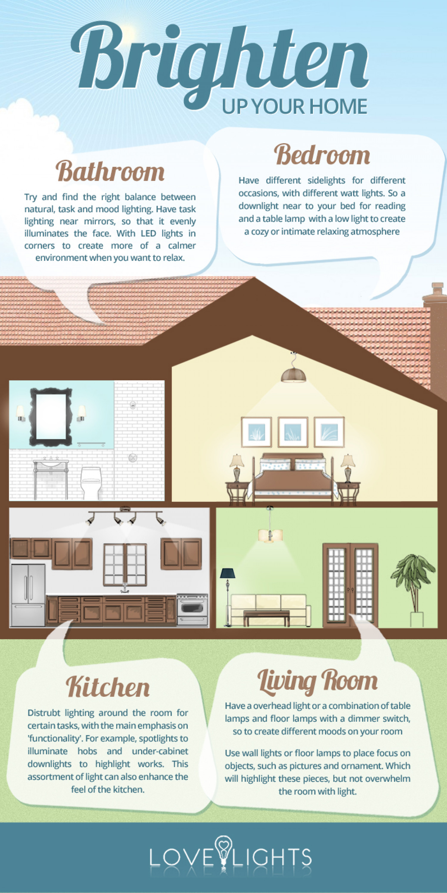 Brighten up your home this Spring Infographic