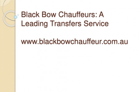 Brisbane airport pickup and drop off services by Black Bow chauffeur Infographic