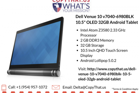 Buy Dell Venue 10 v7040-6980BLK 10.5