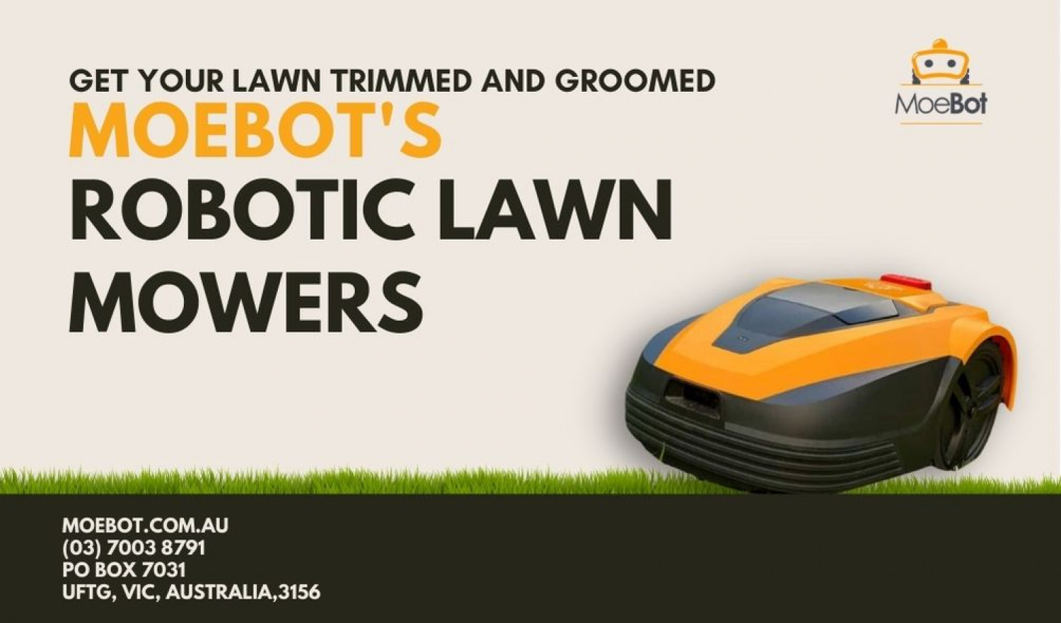 Buy Robot Lawn Mowers For Hassle-Free Gardening | Moebot Infographic