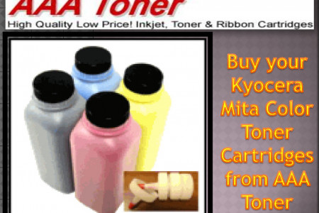Buy your Kyocera Mita Color Toner Cartridges from AAA Toner Infographic
