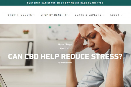 Can CBD Help Reduce Stress? Infographic