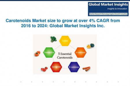 Carotenoids Market share value over $300mn by 2024 Infographic
