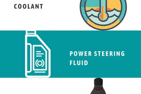 Checking Engine Part Fluids in Your Ride Infographic