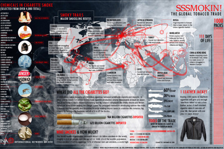 Chemicals in Cigarette Smoke Infographic