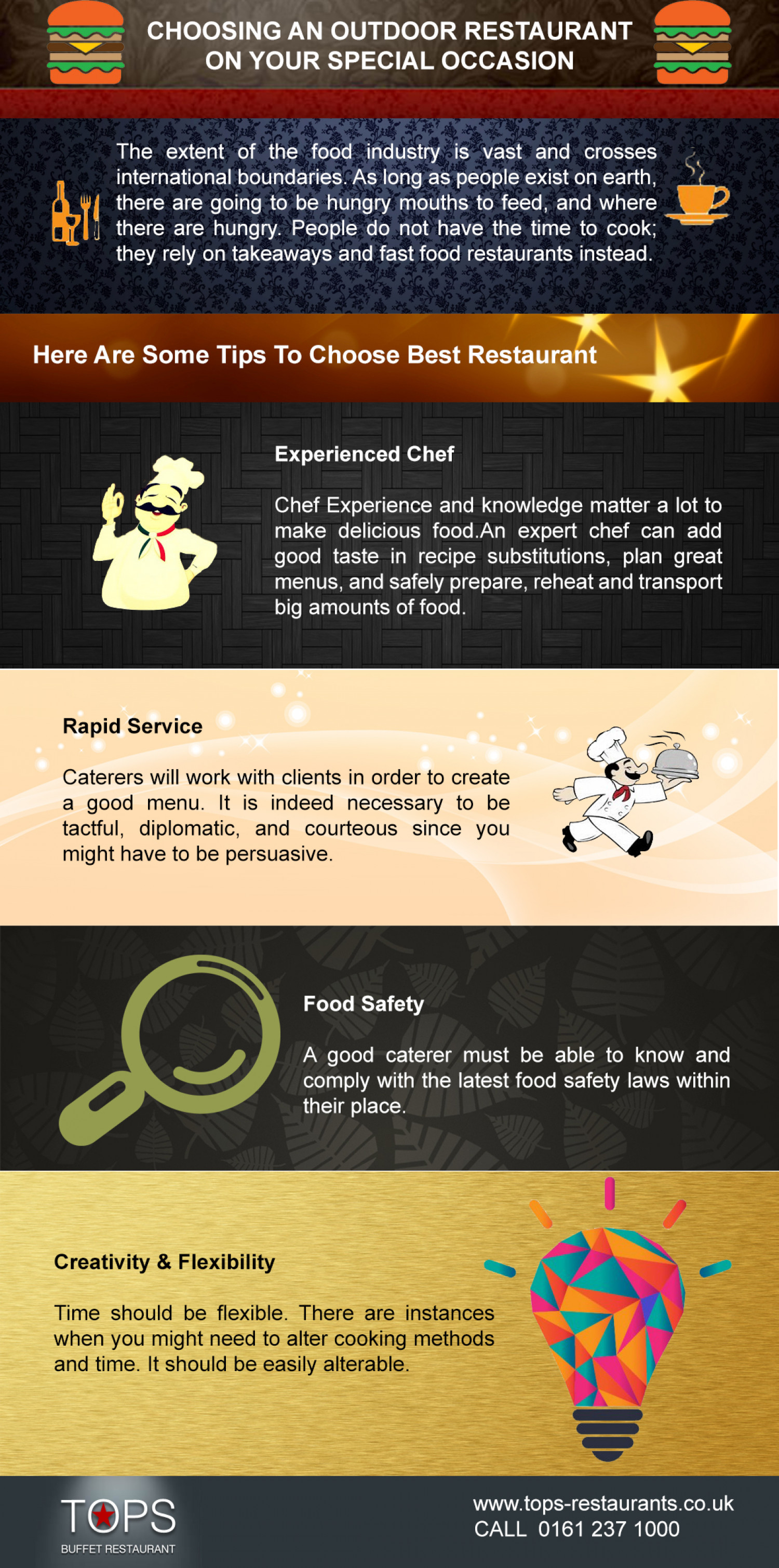 Choosing An Outdoor Restaurant On Your Special Occasion  Infographic