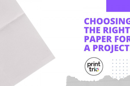 Choosing The Right Paper For a Project Infographic