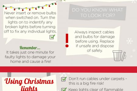 Christmas Light Checklist Infographic