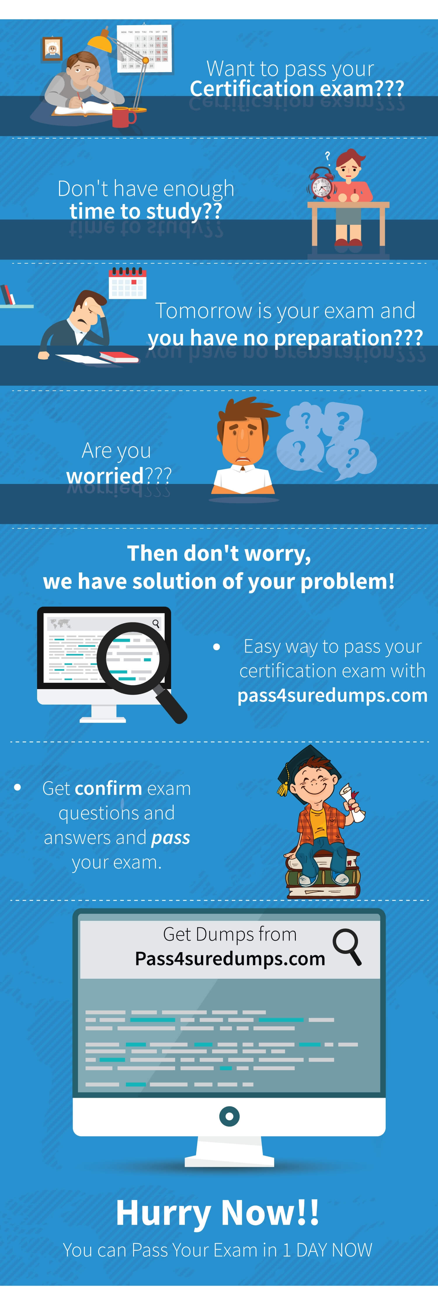 Cisco Exam Questions and answers In PDF Format Infographic