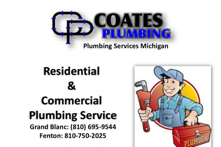 Coates Plumbing ► Michigan Plumbers for Home and Commercial Needs Infographic