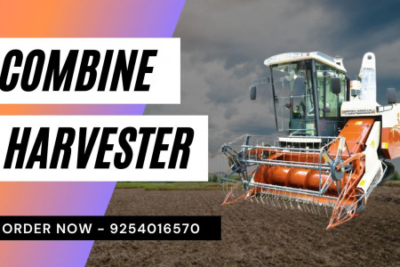 Combine Harvester for Sale in Asia Infographic