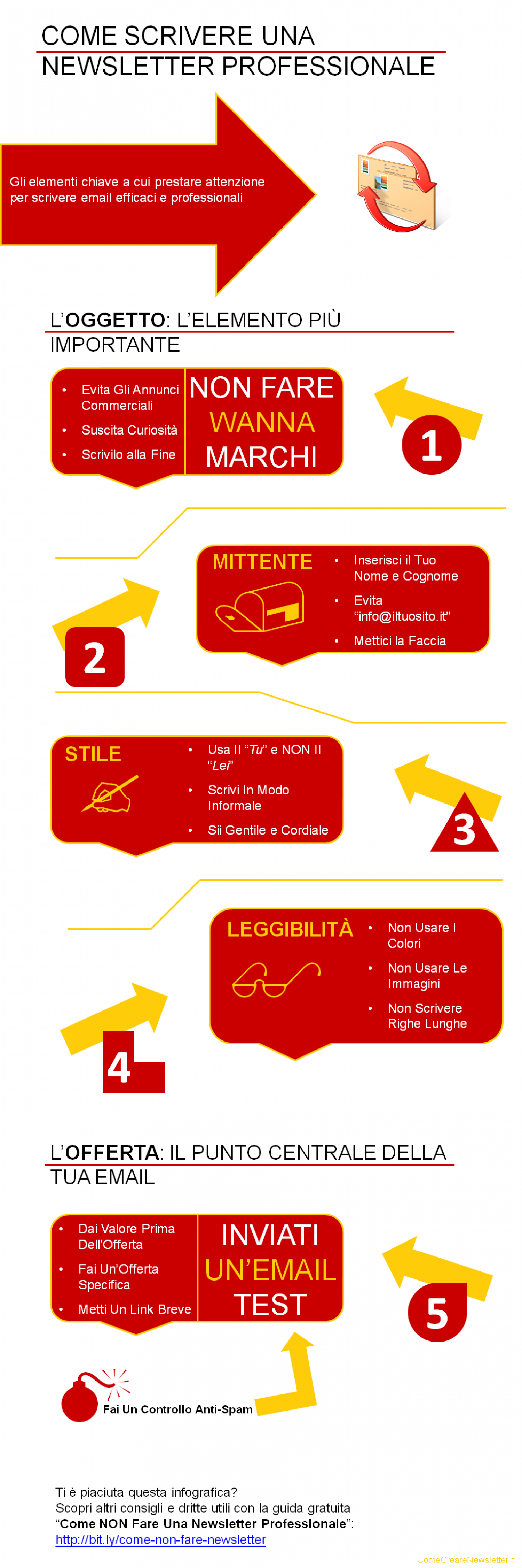 Come Scrivere Una Newsletter Professionale Infographic