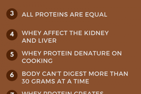 Common Whey Proteins myths Infographic