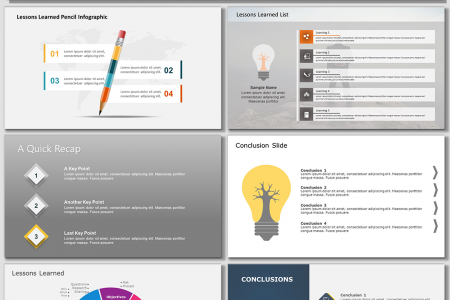 Conclusions Templates Infographic