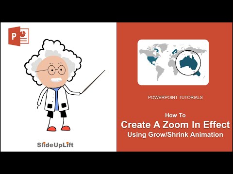 Create A Stunning Zoom In Effect Using Grow/Shrink PowerPoint Animation | PowerPoint  Tutorial 