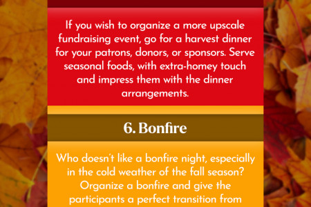 Creative fall fundraising ideas Infographic