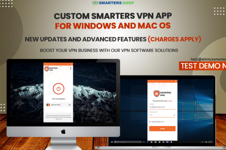 CUSTOM SMARTERS VPN APP FOR WINDOWS AND MAC OS Infographic