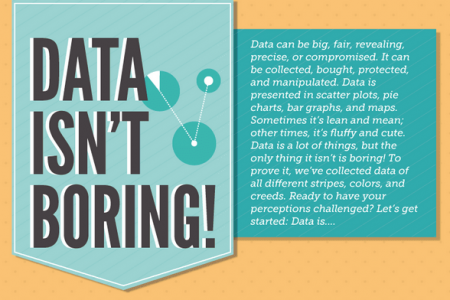 Data Isn't Boring!  Infographic