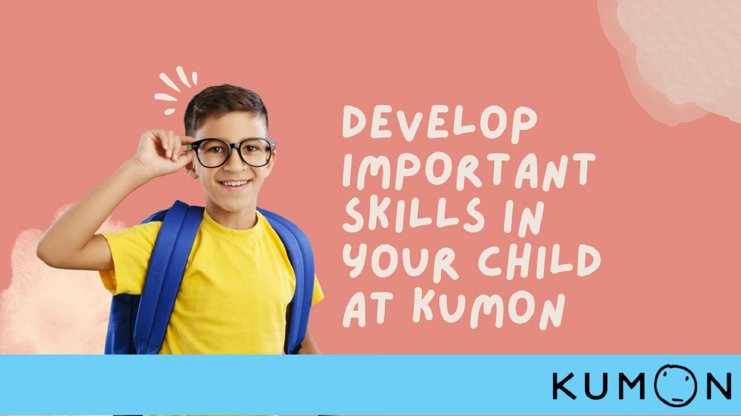 Develop important skills in your child at Kumon Infographic