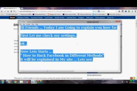 Different Ways To Hack Facebook Infographic