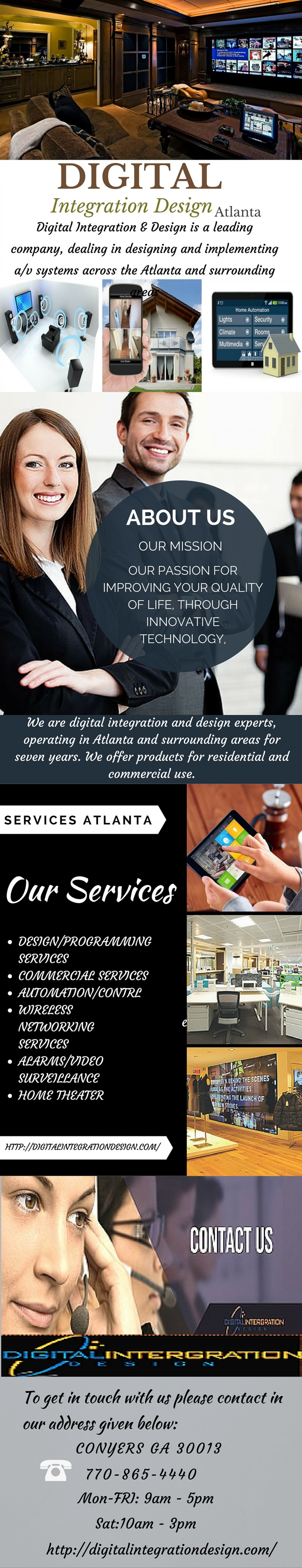 Digital Integration Design Atlanta Infographic