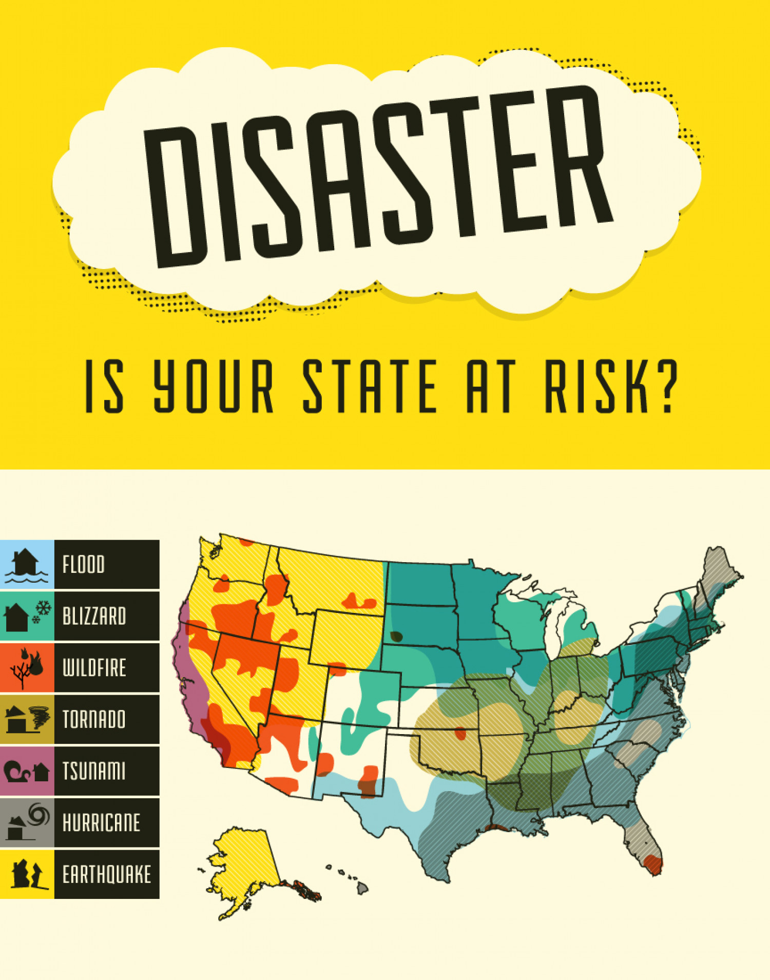 Disaster: Is your state at risk? Infographic