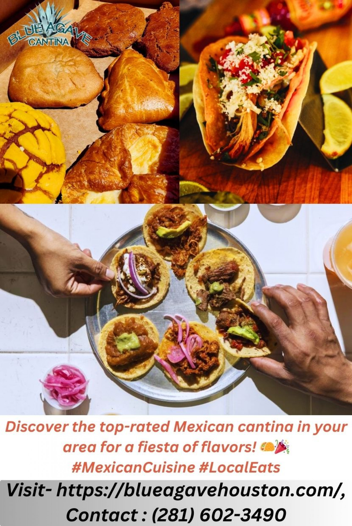 "Discover the Ultimate Mexican Cantina Experience Right in Your Neighborhood - Find the Best Spot Near You!" || Blue Agave Cantina Infographic