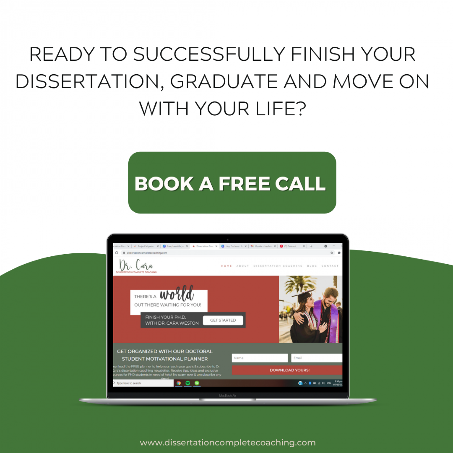 Dissertation Coaching Services Infographic