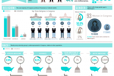 Does Congress Look Like America?  Infographic