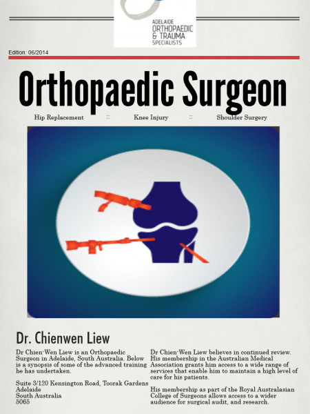 Dr. Chienwen Liew Orthopaedic Infographic
