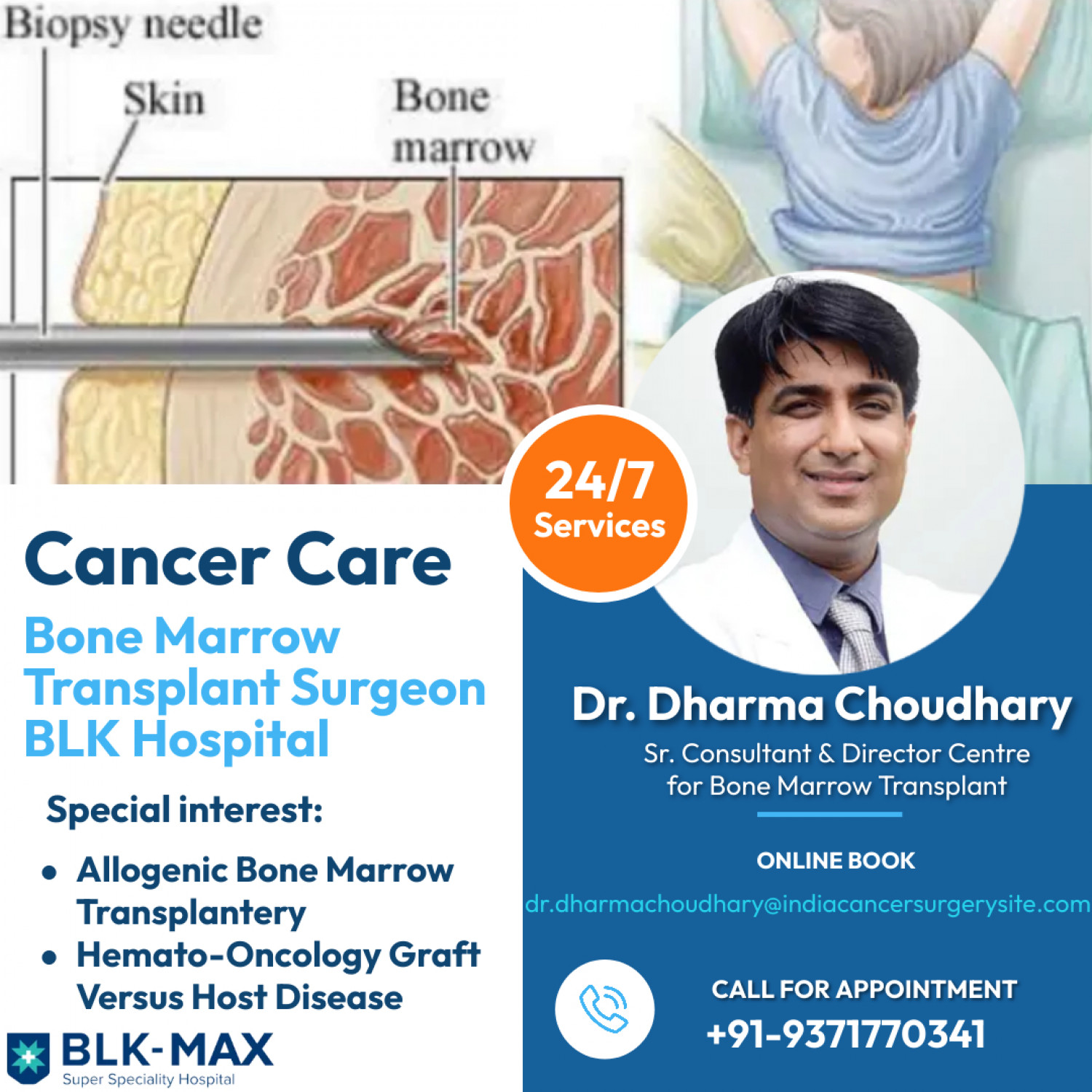 Dr. Dharma Choudhary to Finding Cures and Saving Children Suffering With Cancer Infographic