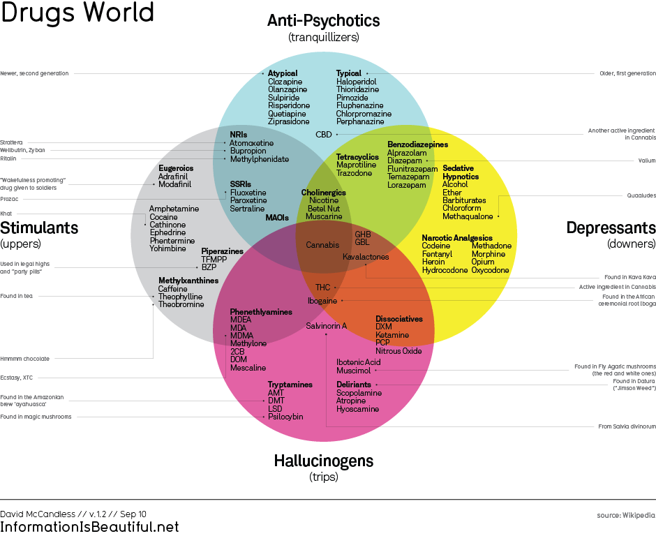 Drugs World Infographic